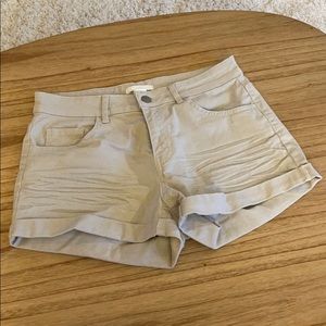 Beige shorts